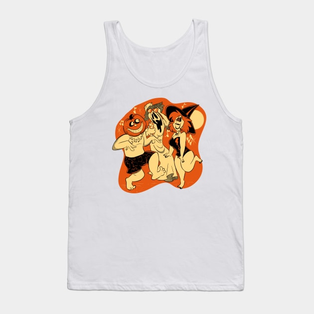 Ghoul Beach Party Tank Top by ColeCartoons